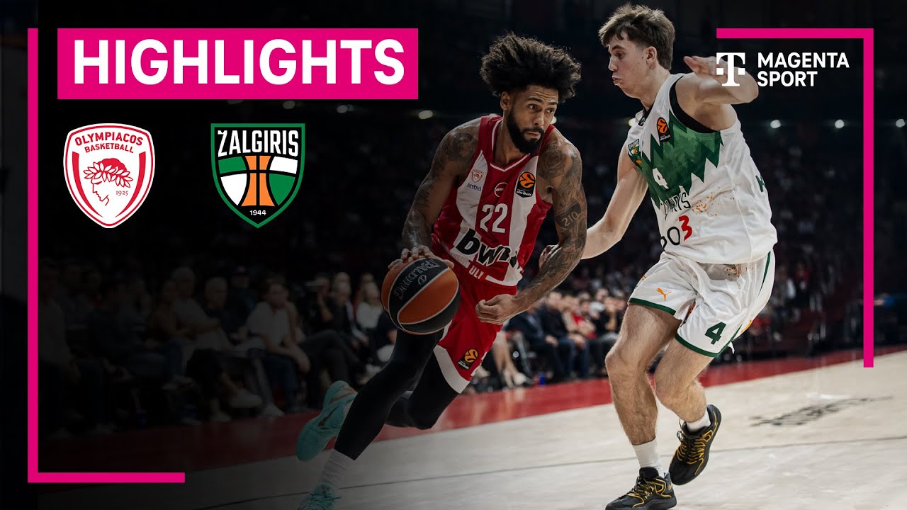 Olympiakos Pir&auml;us - Zalgiris Kaunas | EuroLeague | MAGENTA SPORT