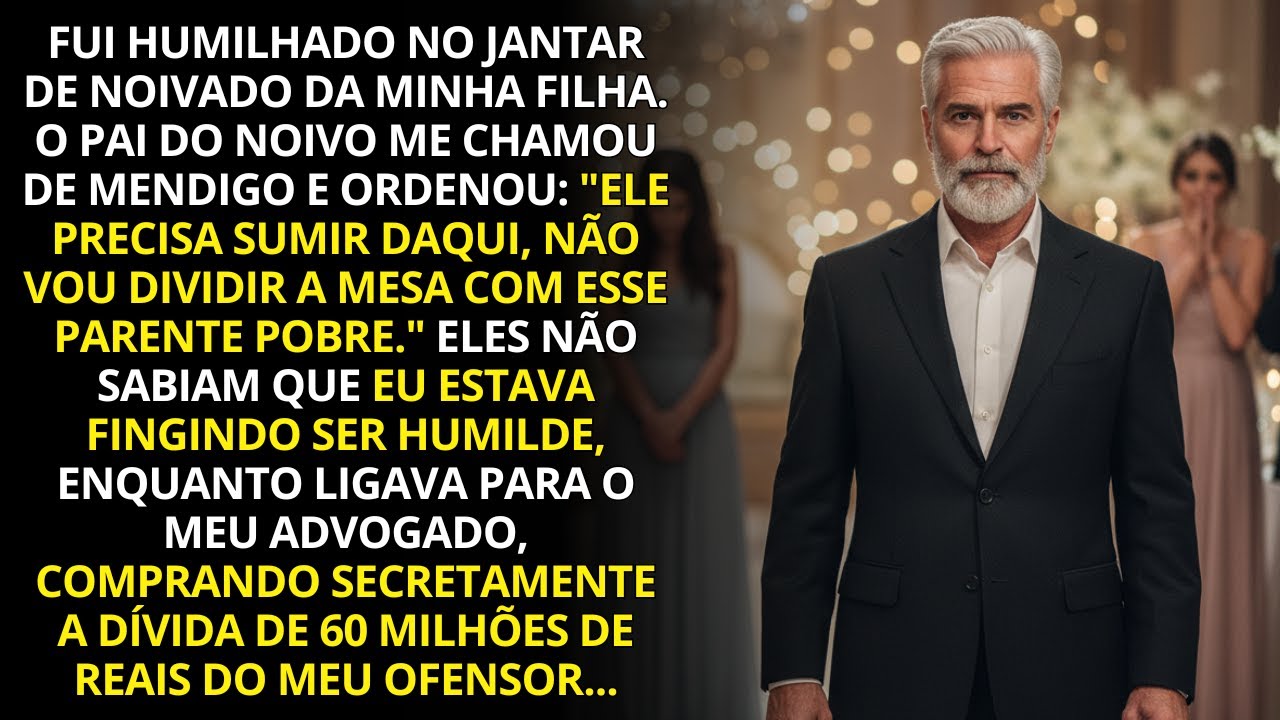 Fui chamado de mendigo pelo noivo da minha filha e a família dele — eles não sabiam quem eu era…