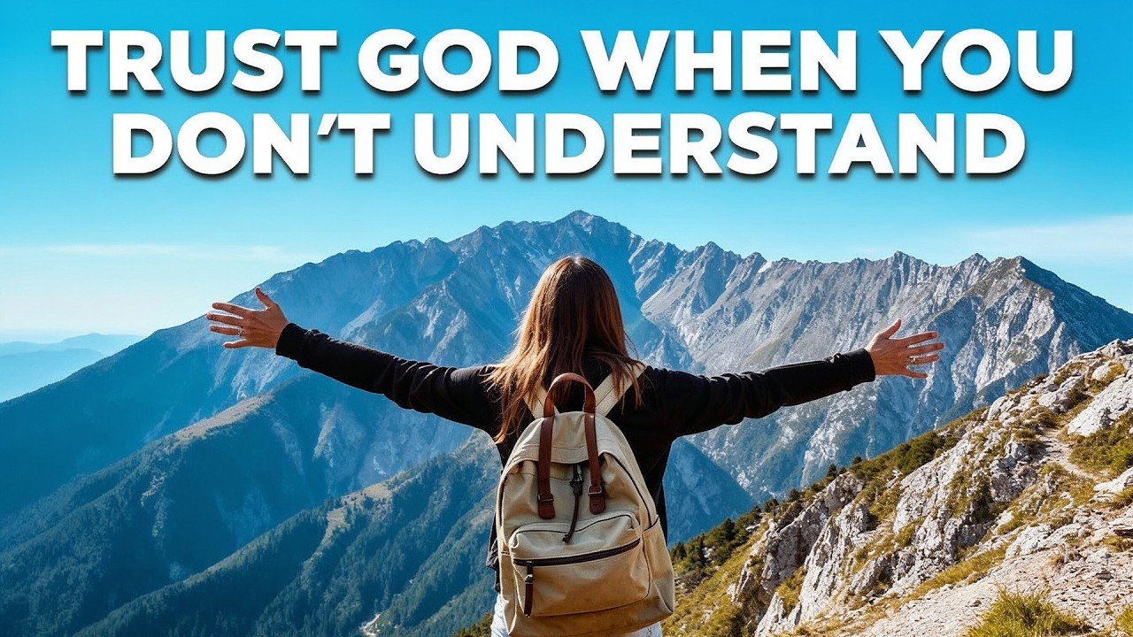 YOU DON’T NEED TO UNDERSTAND — JUST TRUST GOD