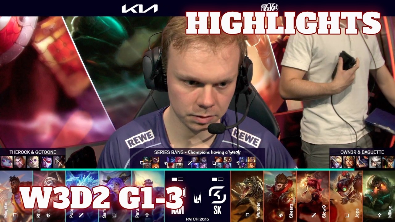 NAVI vs SK - Game 3 Highlights | Week 3 Day 2 LEC Summer 2026 | Natus Vincere vs SK Gaming G3 W3D2