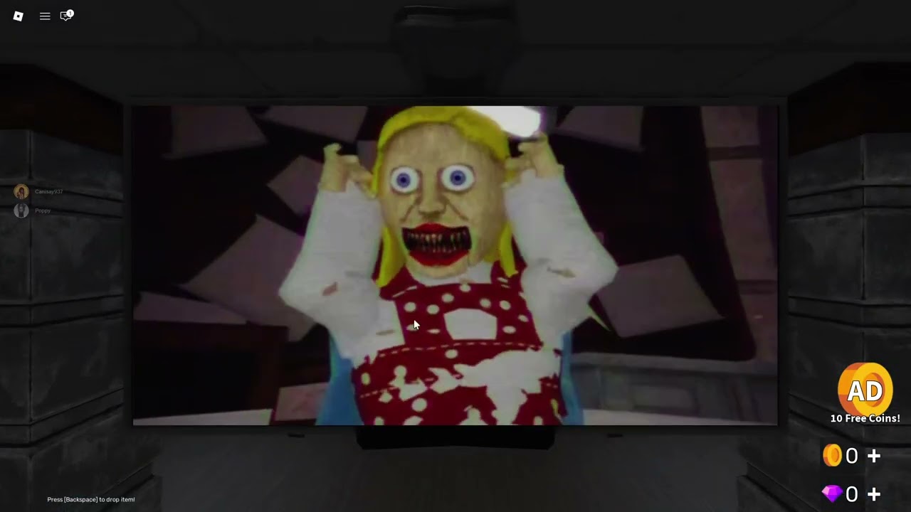We played a scary school horror game!