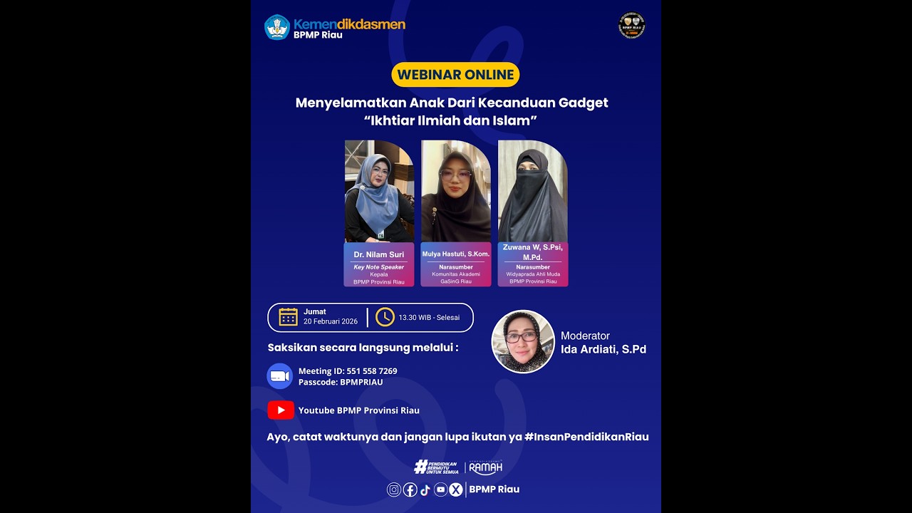 Menyelamatkan Anak Dari Kecanduan Gawai “Ikhtiar Ilmiah dan Islam”