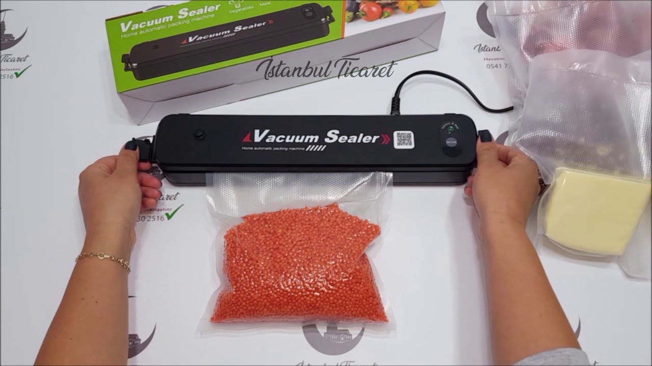 Elektrikli Ev Tipi Gıda Saklama Vakum Makinesi - Vacuum Sealer