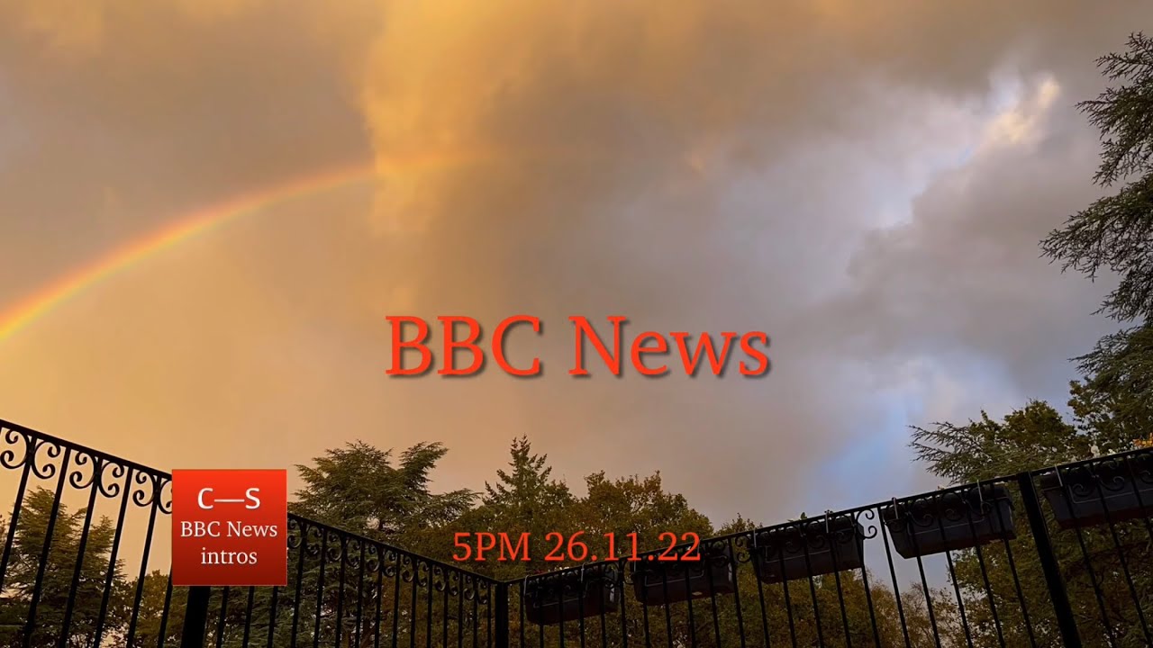 BBC News intro 5pm 26.11.22