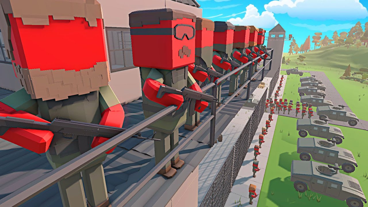 Secret MEGA FORTRESS Defense VS Super Soldiers! - Ancient Warfare 3: Battle Simulator