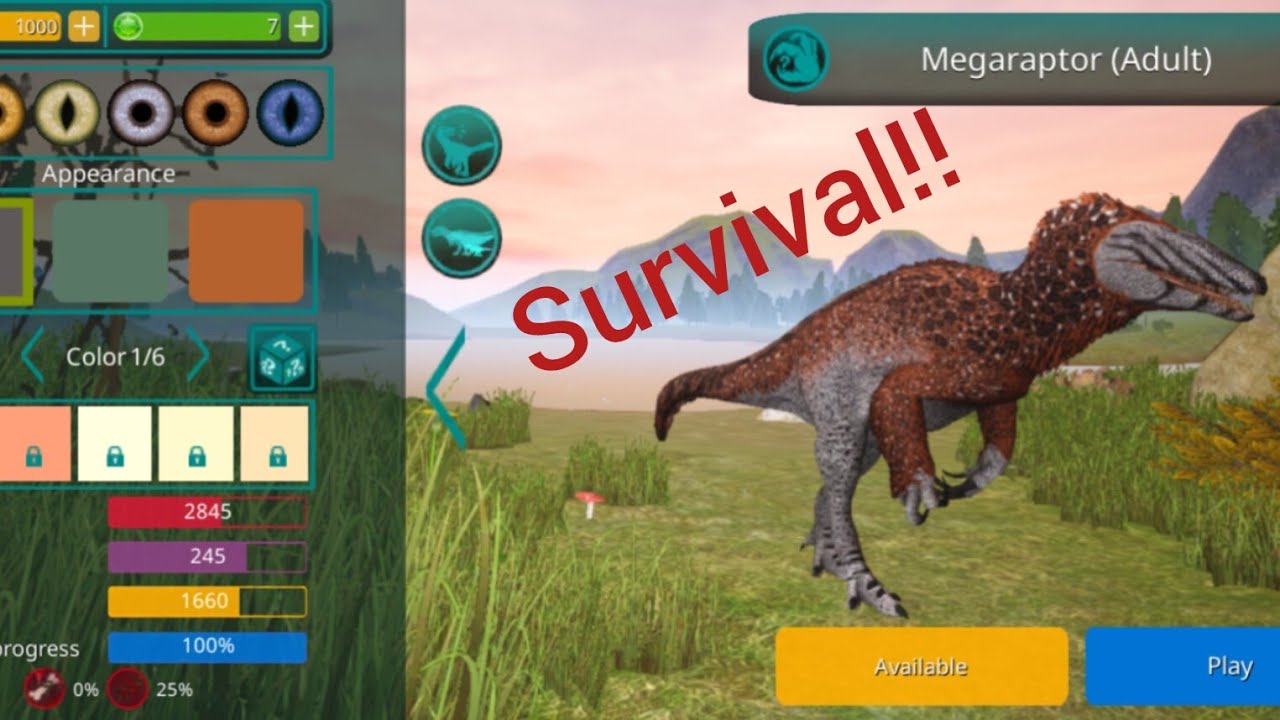 Megaraptor survival! #theisle #dinosaur 