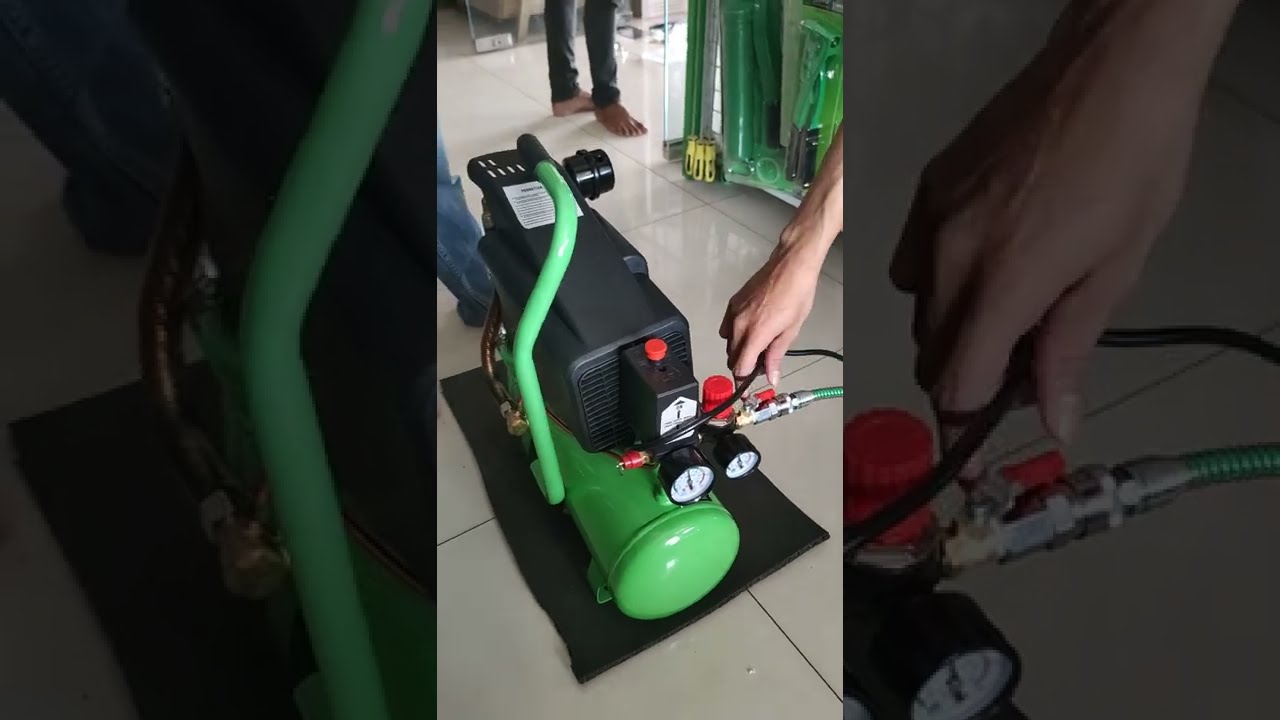 test mesin Compresor Listrik Ryu RCP-75 ( HSM CHANNEL) BERAU KALTIM