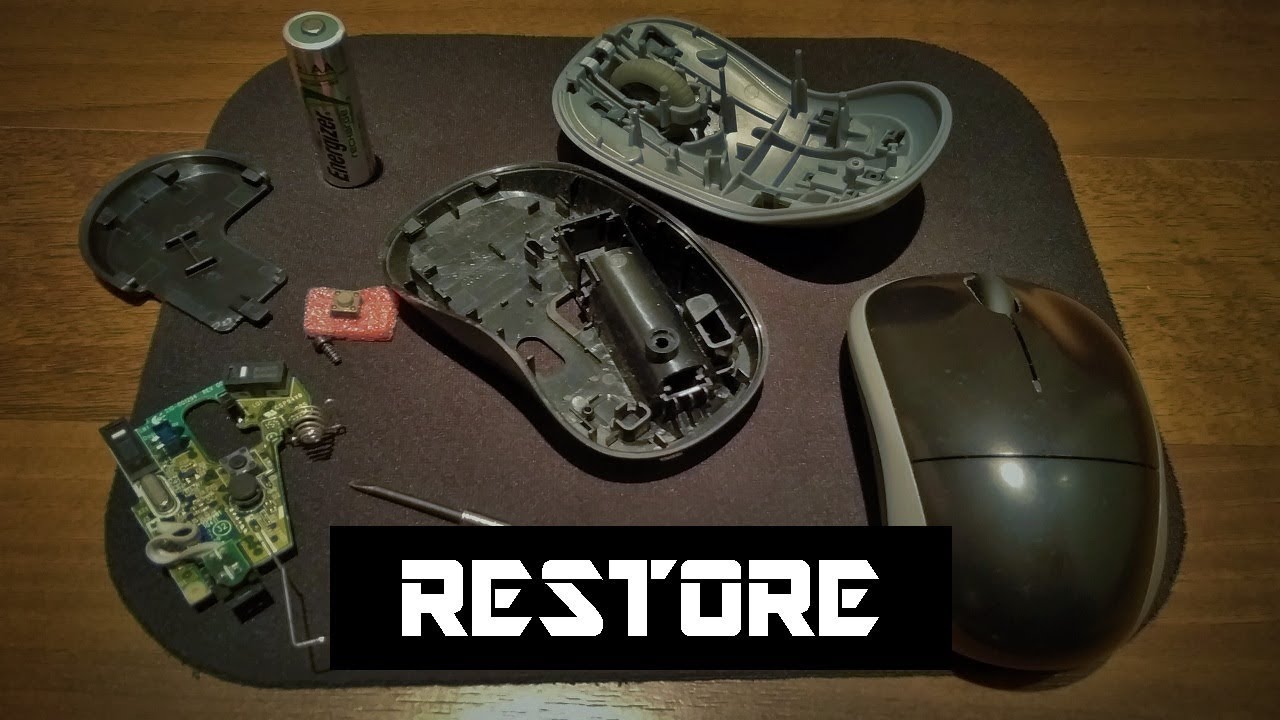 How to Open and Repair a  Logitech Wireless Mouse M185 and M215  (Click Issue)
