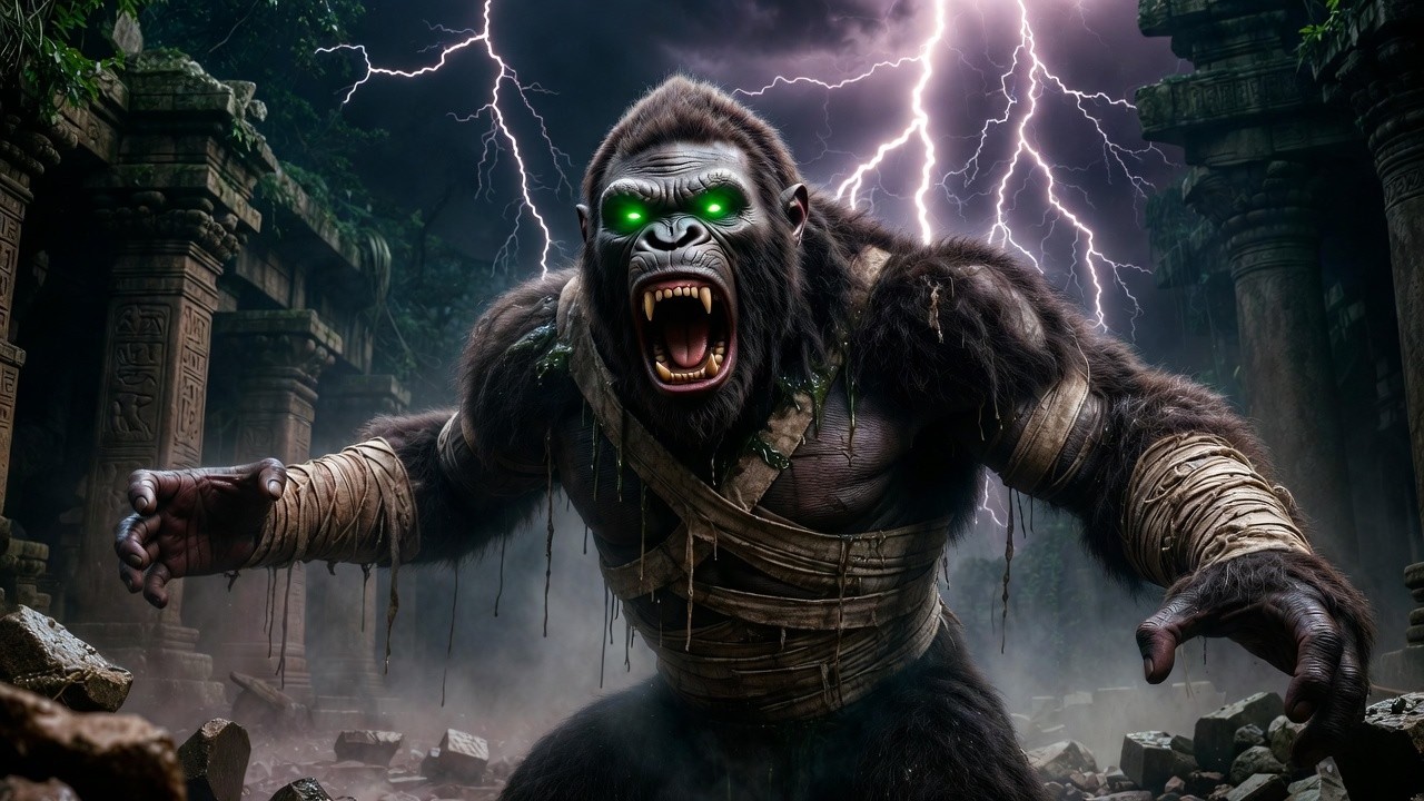 King Kong vs Egypt Mummy EPIC Kaiju Battle in Ancient Ruins! 😱 MonsterVerse Movie Titan Clash 2026