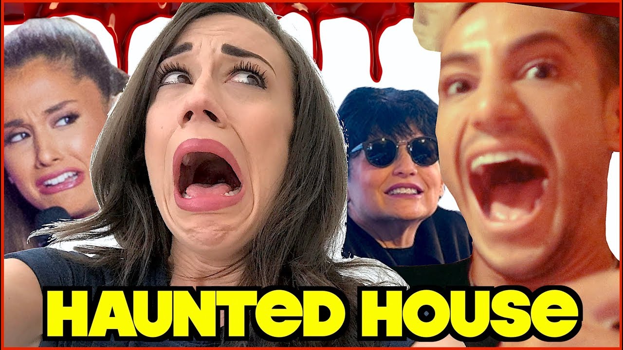 HAUNTED HOUSE WITH THE GRANDE'S!