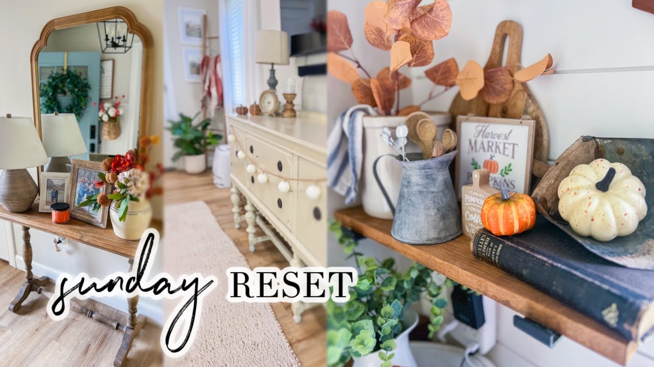 SUNDAY RESET // WEEKLY CLEANING MOTIVATION // CHARLOTTE GROVE FARMHOUSE