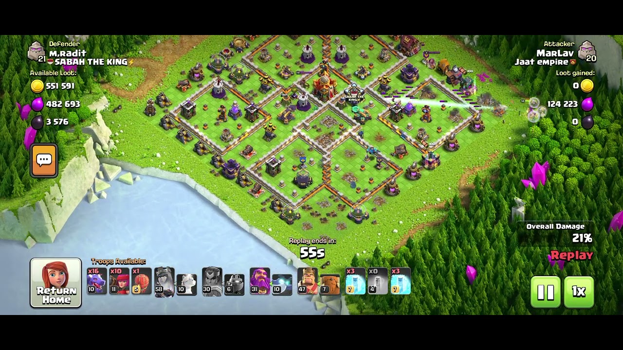 Use Queen gaint arrow with perfect aim to get more value in Clash of clan 😮