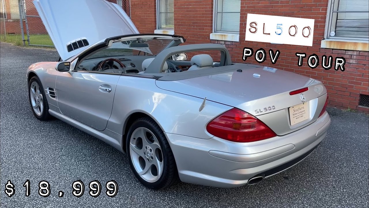 Here’s a POV Tour of the Mercedes Benz SL500 AMG Sport 16 Years Later!!!