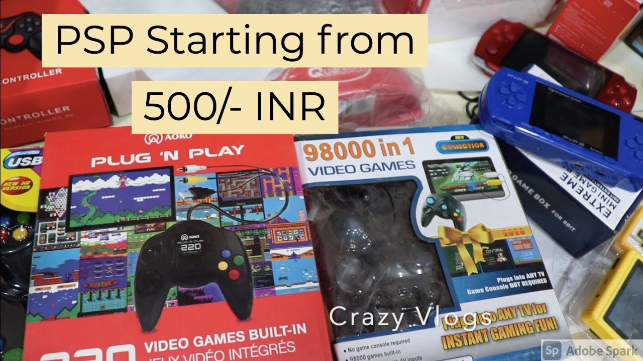 Cheapest PSP Market starting from @500/- INR | PSP-1,2,3/xbox