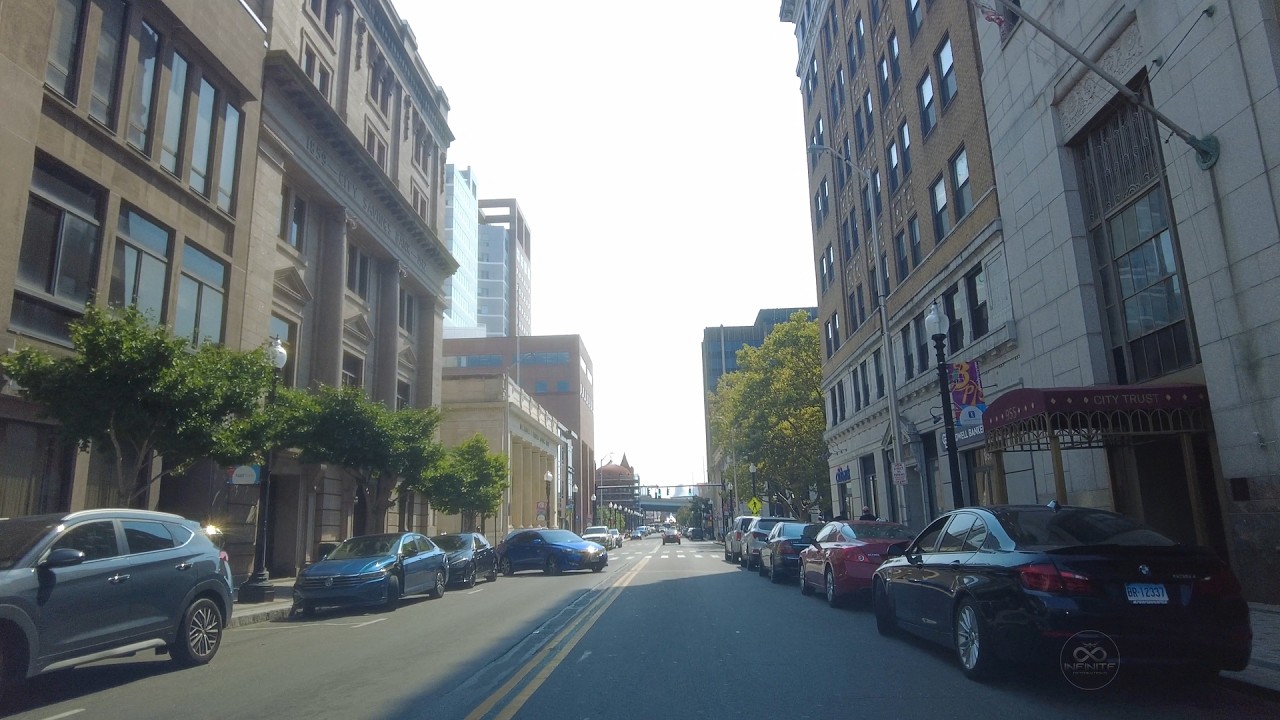 Bridgeport, Connecticut - [4K] Downtown Tour