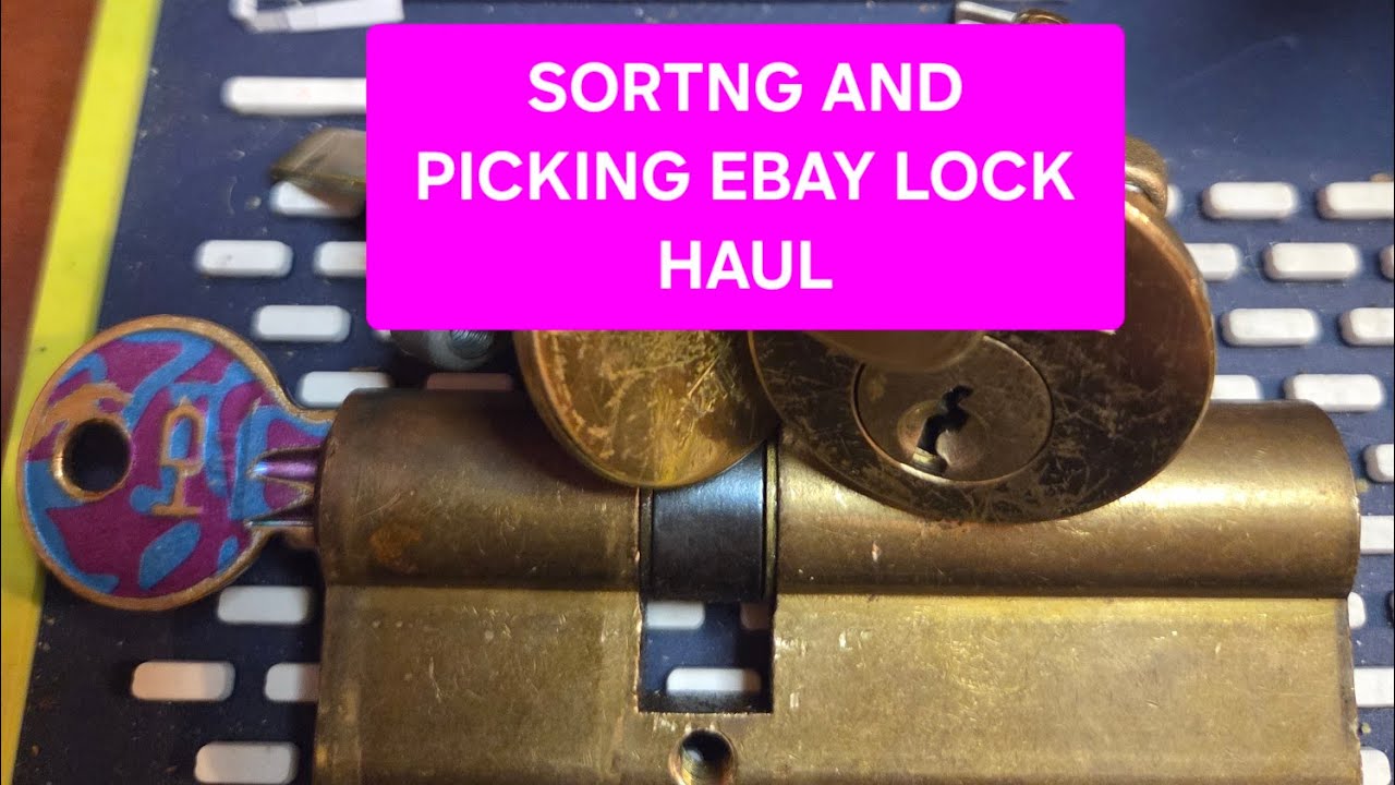 (022) SORTNG AND PICKING EBAY LOCK HAUL, READY FOR MORE CHALLENGE LOCKS 🔐 👌 😈