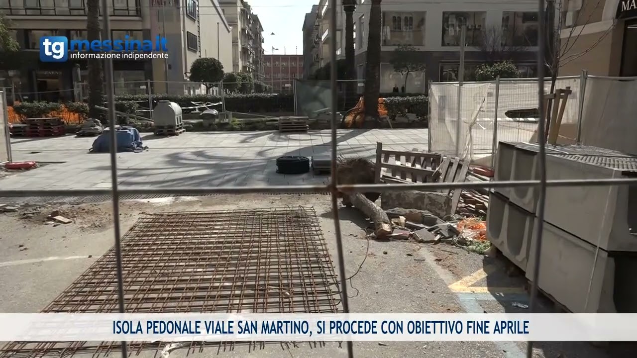 ISOLA PEDONALE VIALE SAN MARTINO, SI PROCEDE CON OBIETTIVO FINE APRILE
