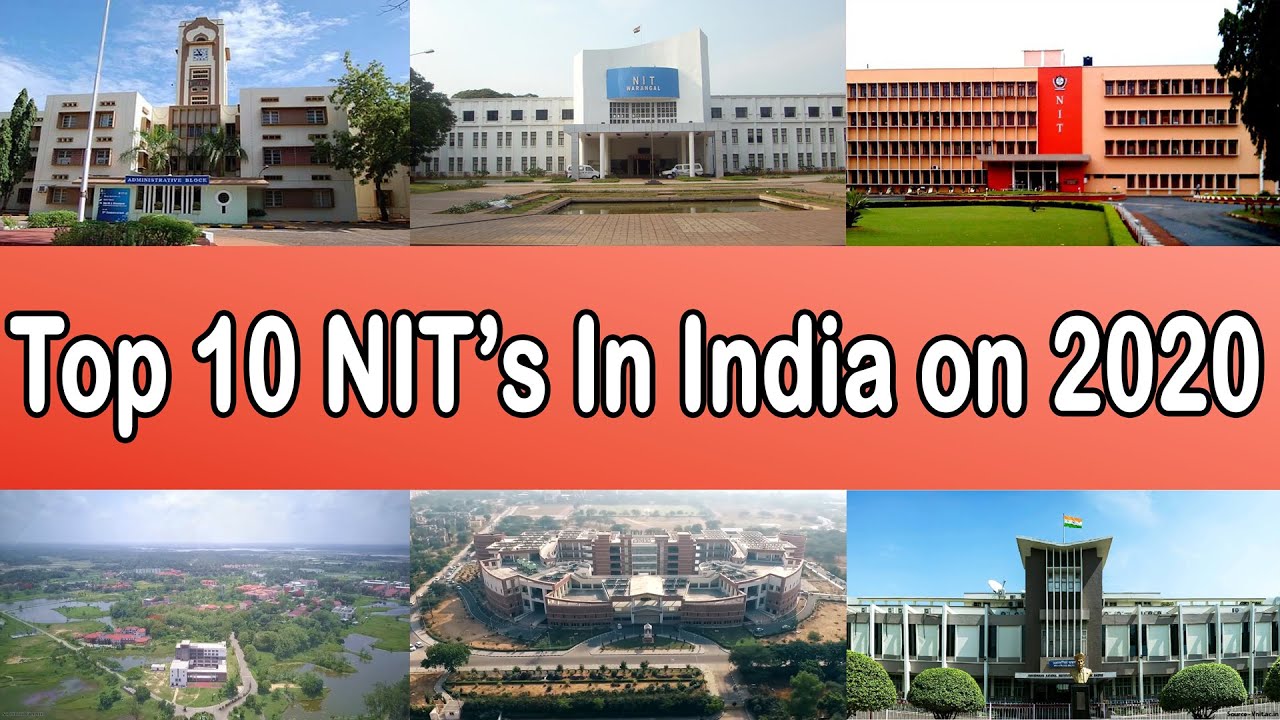 Top 10 NIT's in India on 2020 || NIRF Ranking 2020 || #NIT | #NIRFRanking | #Top10Dude