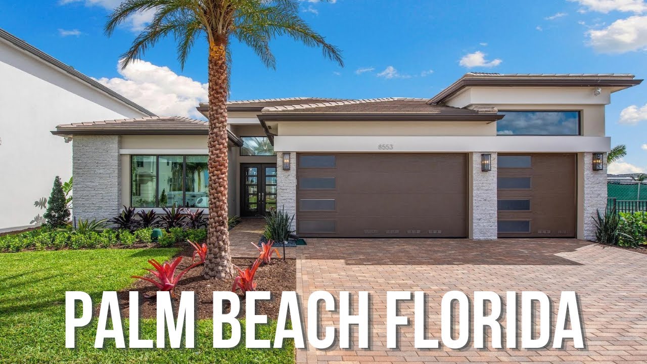 4 Bed | 4.5 Bath | Luxury New Construction Home Tour in Boca Raton Florida | Lotus Palm & Lotus Edge