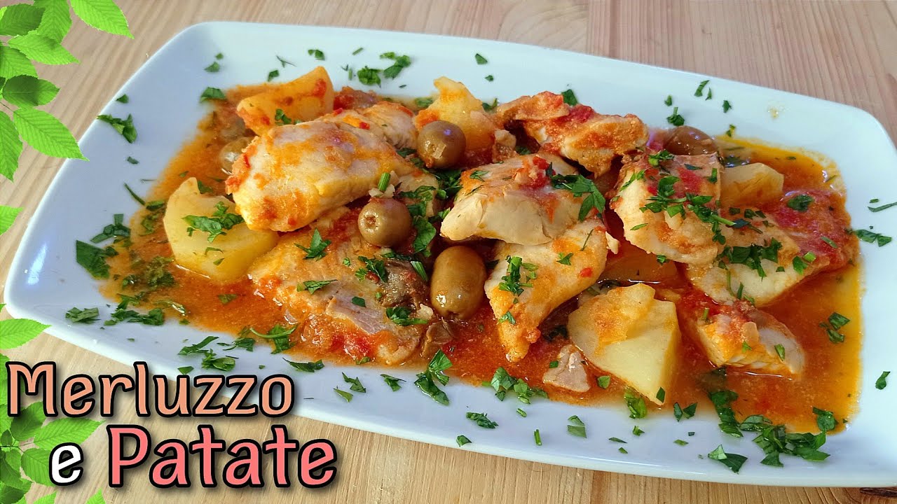 Merluzzo in Umido con Patate alla Mediterranea