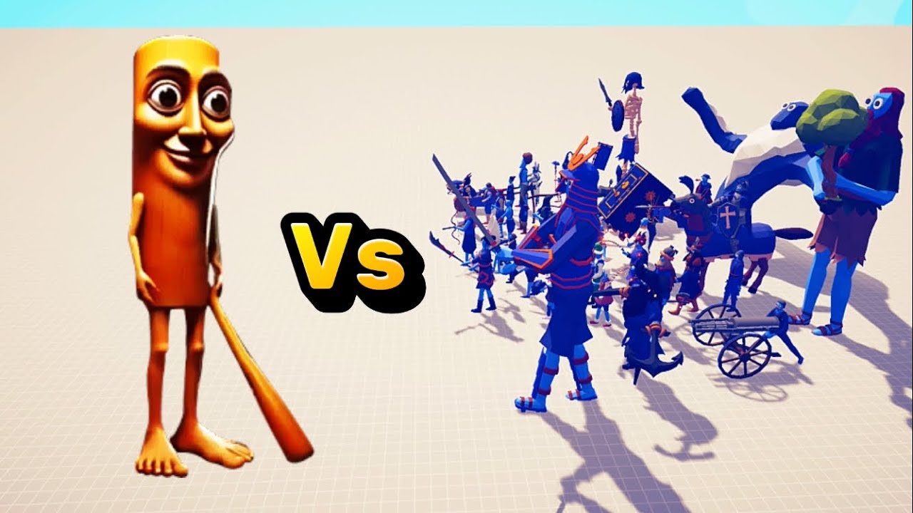 Tung Tung Tung Sahur Vs All Secret Units - Totally Accurate Battle Simulator TABS