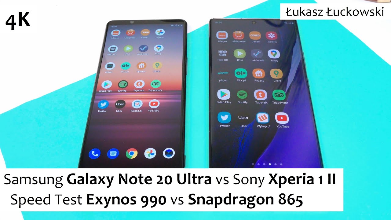 Samsung Galaxy Note 20 Ultra vs Sony Xperia 1 II ❗❗❗ | Speed Test | Exynos 990 vs Snapdragon 865