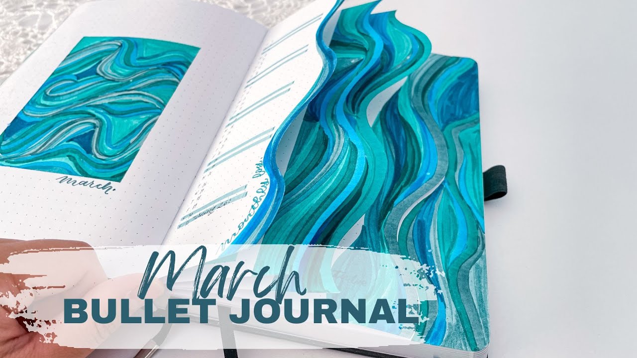 March Bullet Journal Setup | Simple & Aesthetic