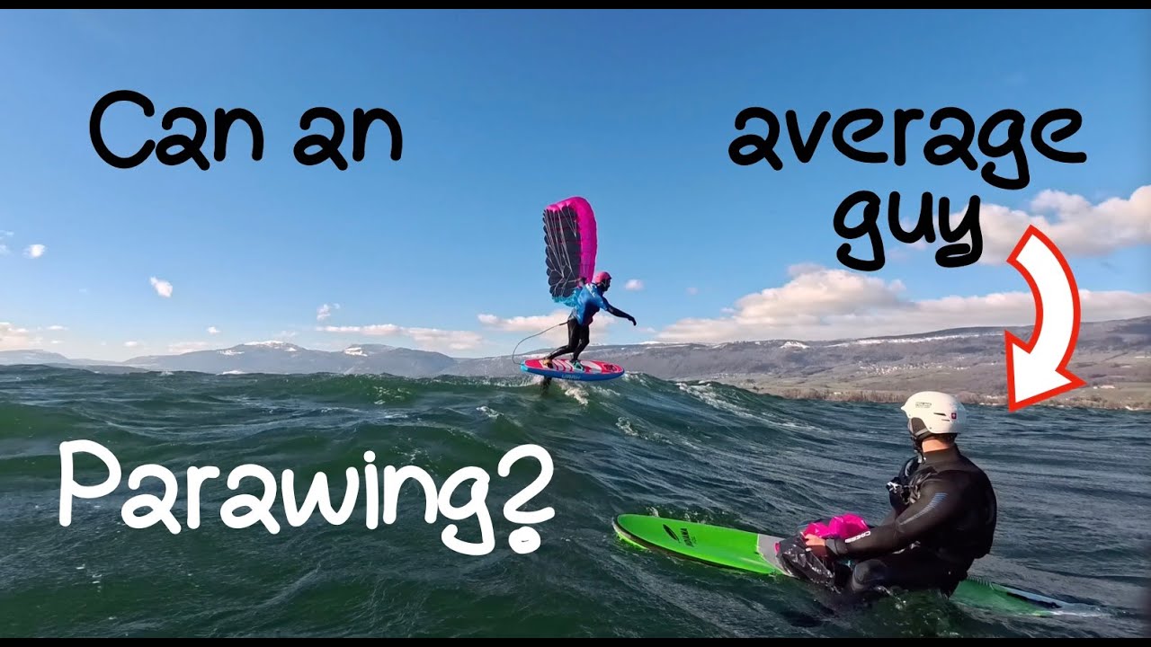 First time using a Parawing - Does it help on the Downwind journey? #ensis #roger