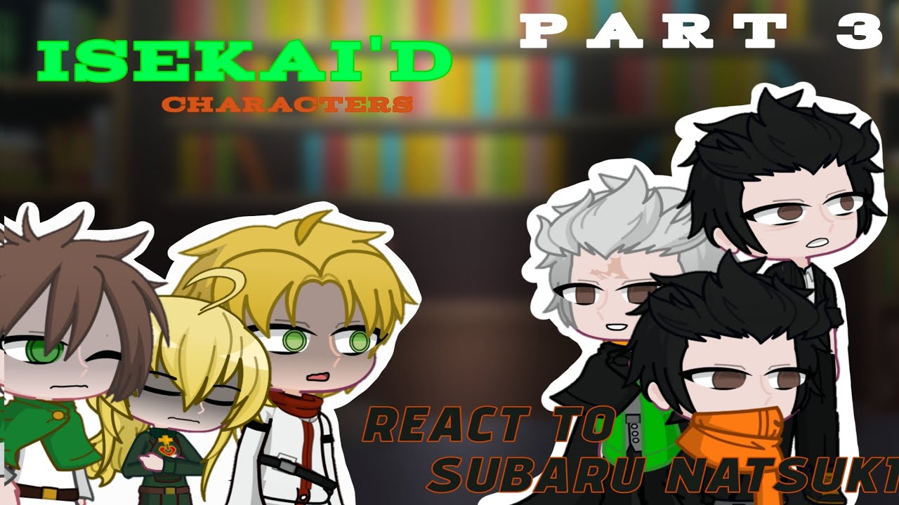 Isekai'd Characters react to Subaru Natsuki (Isekai Quartet + Rudeus) PART 3