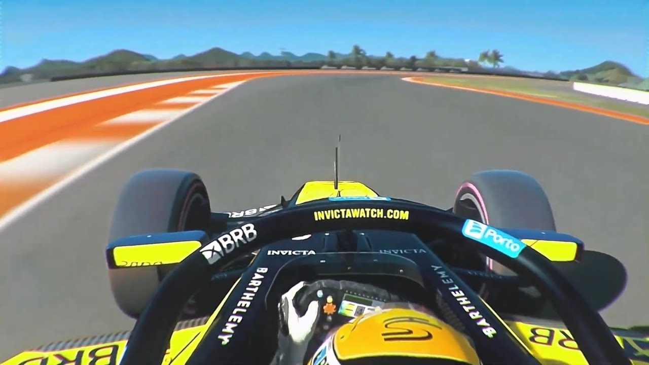 F2 Gabriel Bortoleto Onboard Lap Around Mandalika Indonesian GP | Assetto Corsa