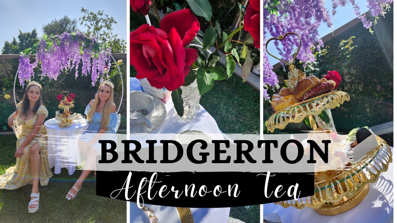 Host a Bridgerton-Inspired Afternoon Tea Party at Home | DIY & Amazon Finds 🌸🍰