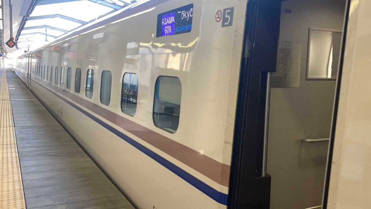 新幹線あさま608号E7系 車窓 長野→東京/ 北陸新幹線 長野722発[Japan]Train(Shinkansen)Window View | Nagano - Tokyo