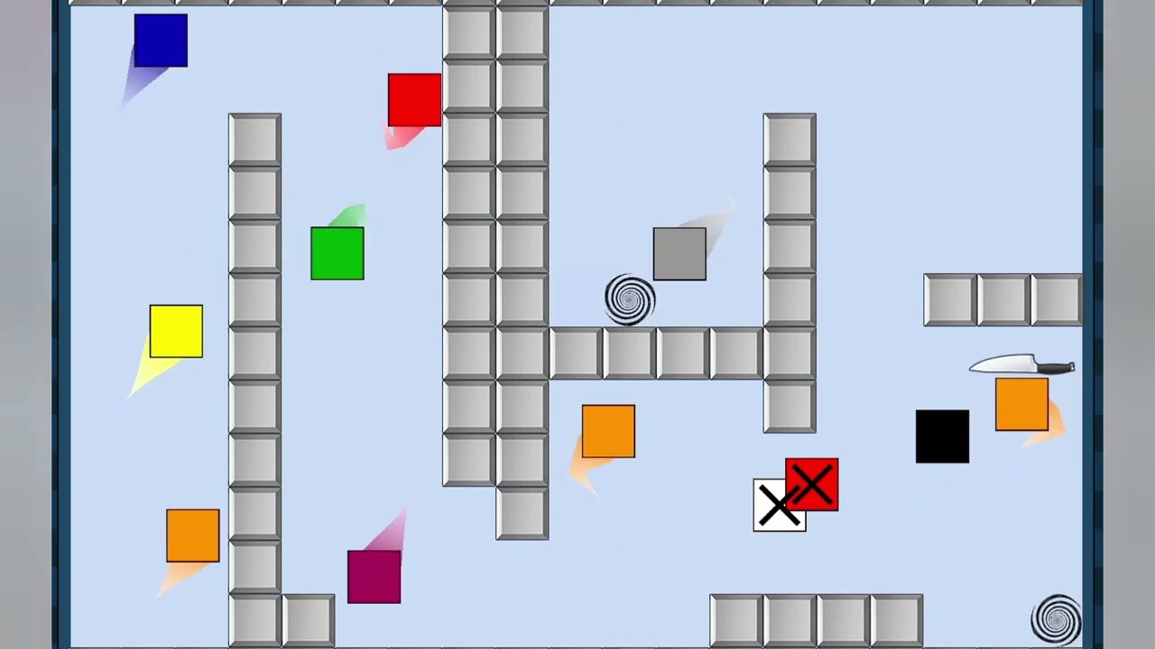 Survival Square Race – Only ONE Wins! 🟥⚡