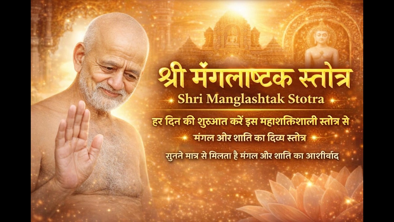 श्री मंगलाष्टक स्तोत्र | सुबह सुनें यह शक्तिशाली जैन स्तोत्र | Shri Manglashtak Stotra