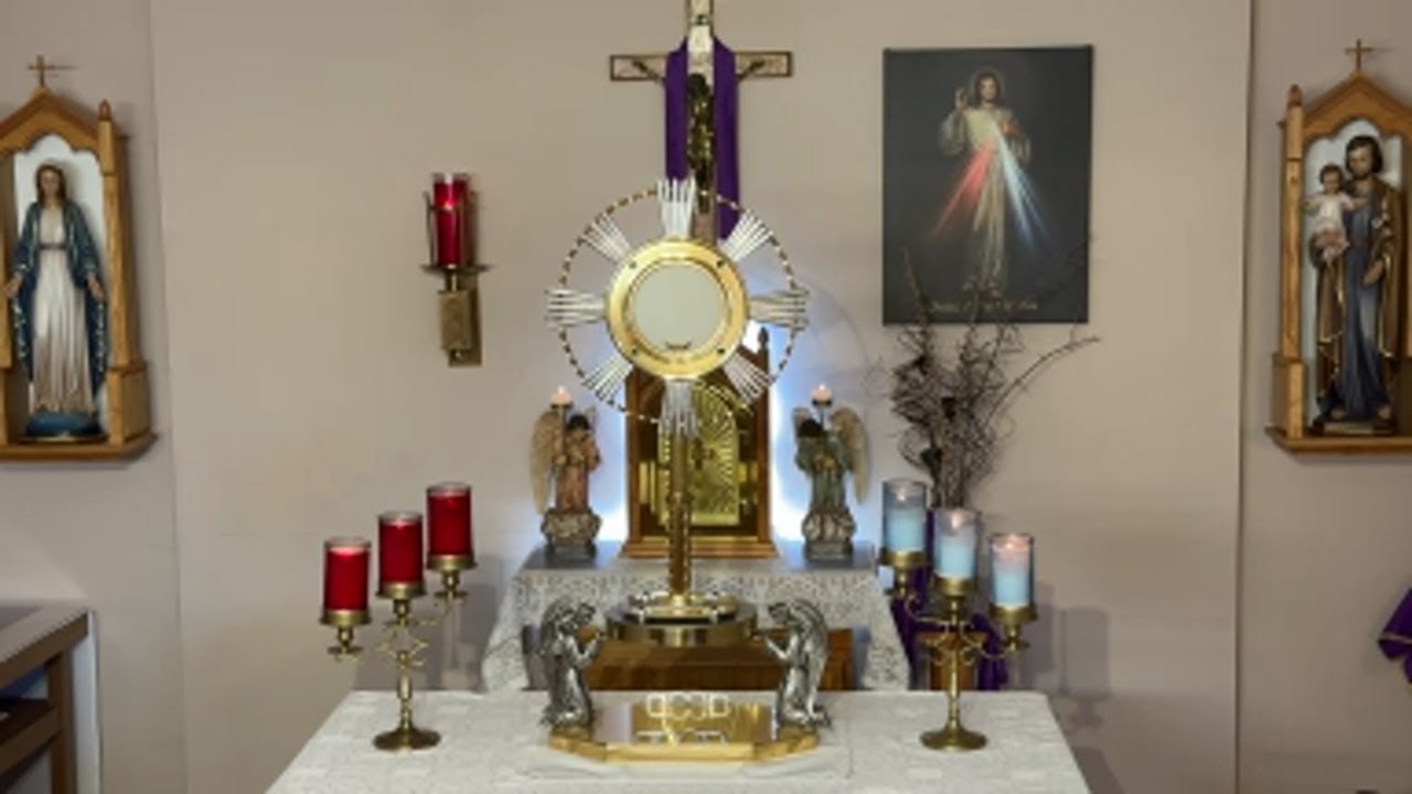 LIVE Eucharistic Adoration - Sisters of Divine Mercy