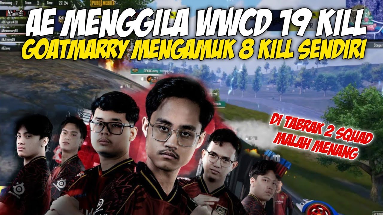 AE WWCD 19 KILL! ROSEMARY MENGAMUK - DI TABRAK 2 SQUAD MALAH MENANG 