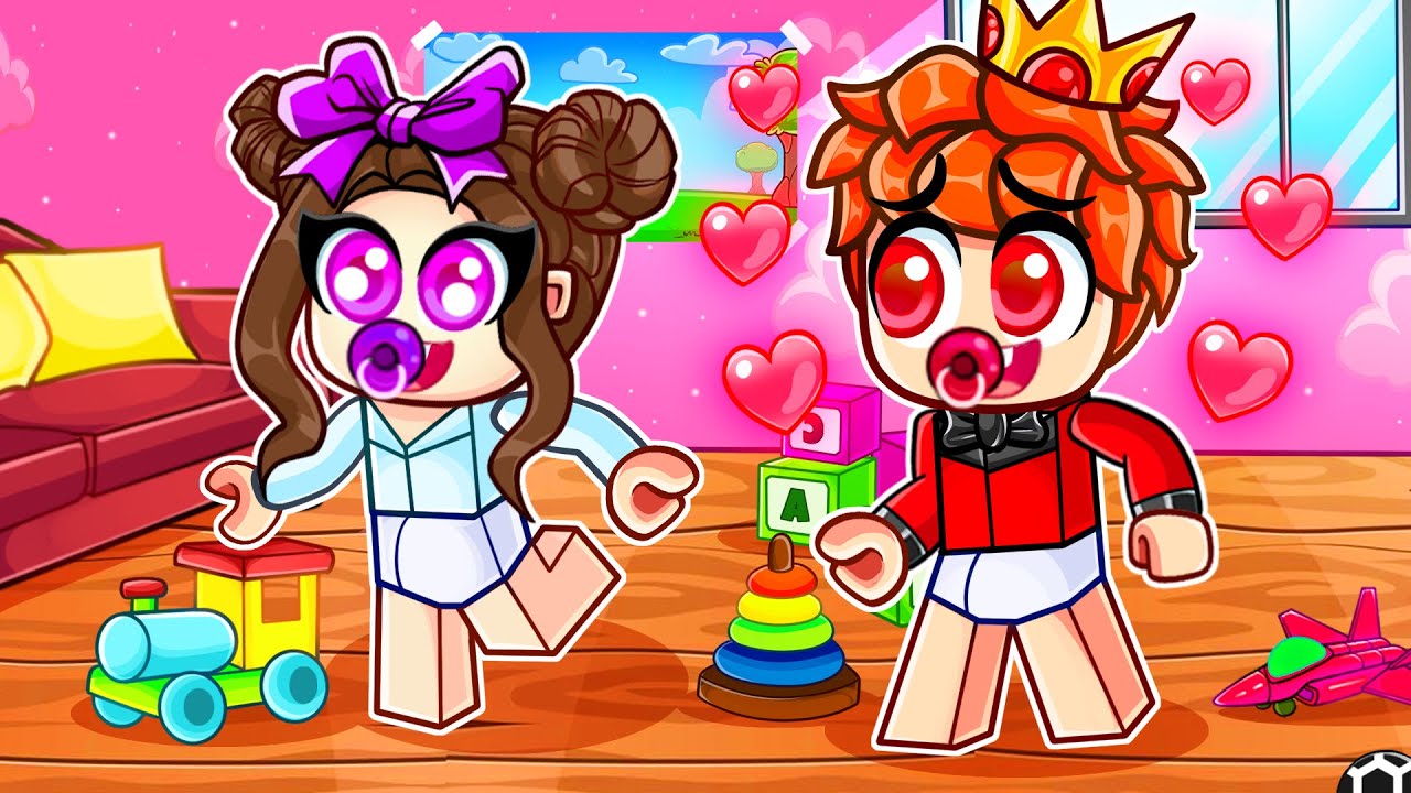 Baby Semlaki hat einen CRUSH auf Baby Nelly in Roblox Snapchat!