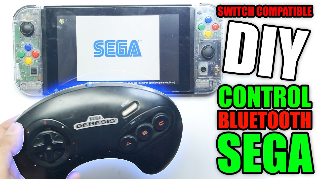 CONVERTIR a CONTROL bluetooth ❗SEGA GENESIS / MEGADRIVE❗ para NINTENDO SWITCH con ESP32