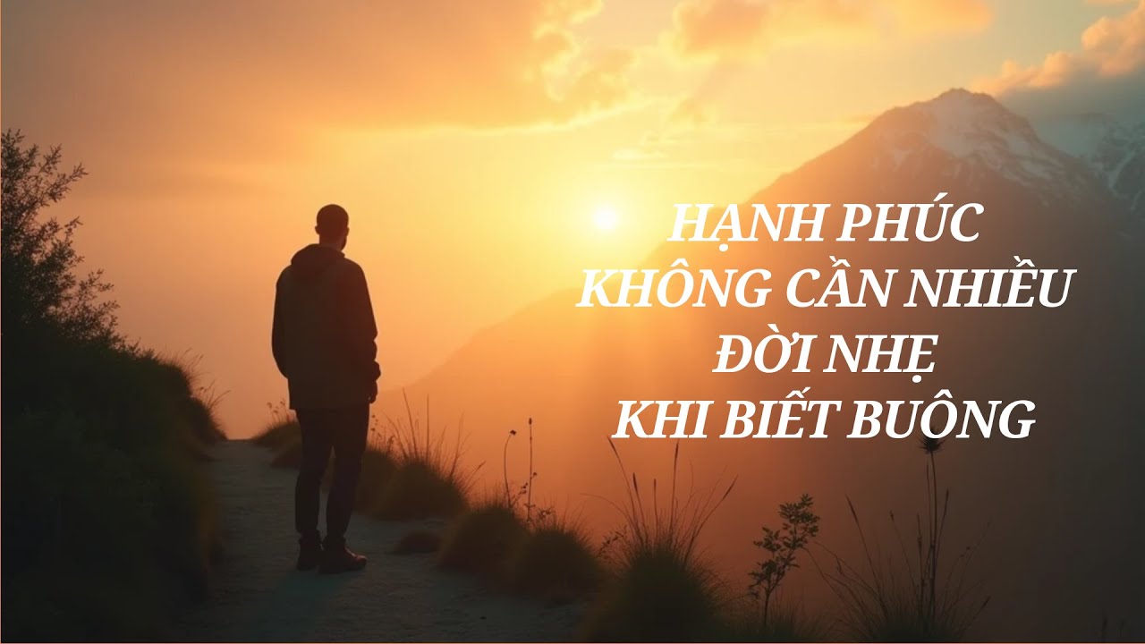 Càng BUÔNG BỎ càng HẠNH PHÚC | 5 Thứ Cần Vứt Đi Ngay Để Đời Nhẹ Tênh | Minh Triết Nhân Sinh