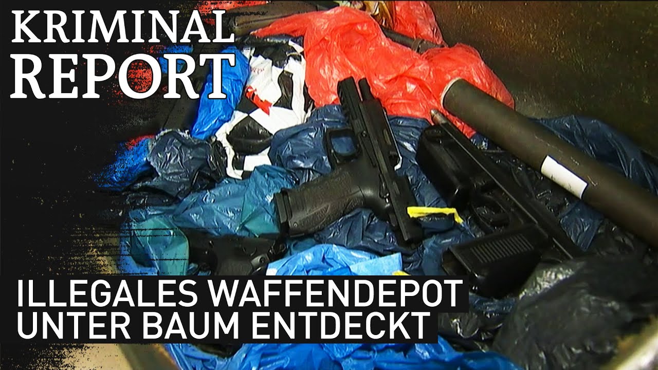 Illegales Waffendepot unter Baum entdeckt | kriminalreport