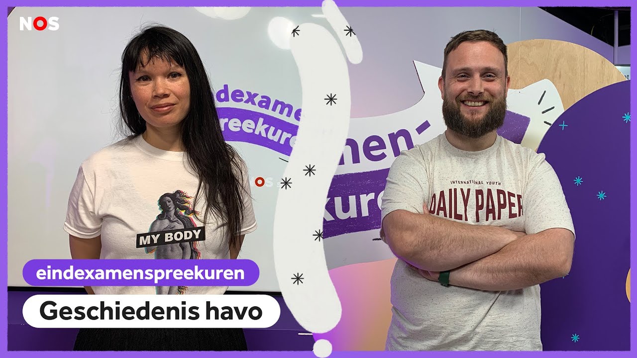 Examenspreekuur geschiedenis havo met docenten Marco en Irene