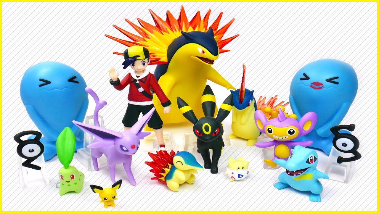 Распаковка и обзор набора Pokemon Scale World Johto Region