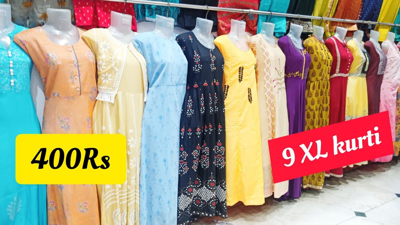 Latest kurti collection xxxl to 9XL kurti designs wholesale price in Tnagar Vimala dresses Shop