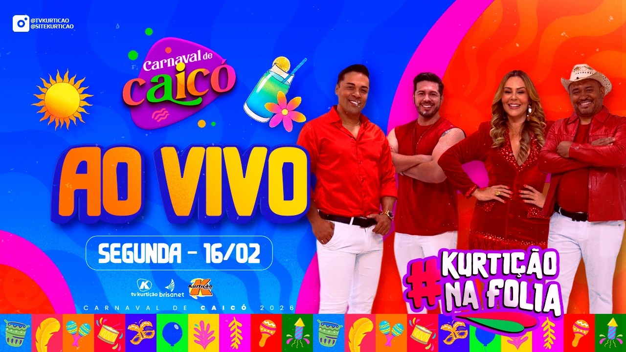 CIRCUITO, GRAFITH E CAVALEIROS no Carnaval de Caicó 2026 (Segunda 16.Fev)