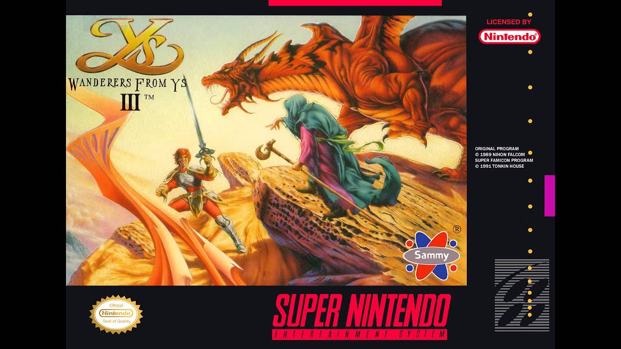 Ys III: Wanderers from Ys (SFC/SNES) - Prelude to the Adventure