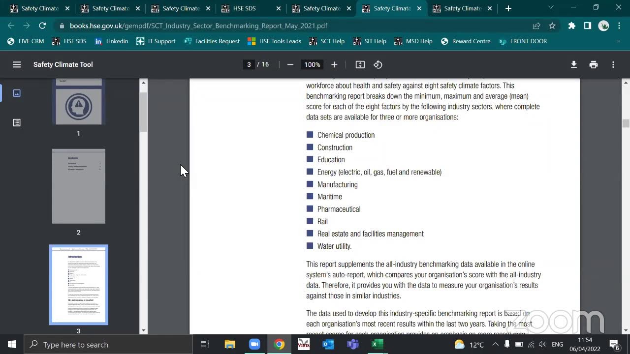 HSE Safety Climate Tool
