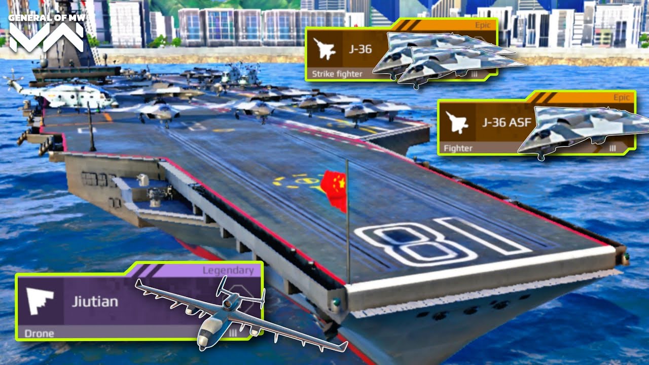 New J-36 With Jiutian Drone INSANE Combo! – Best New Build?! 🔥 | Modern Warships