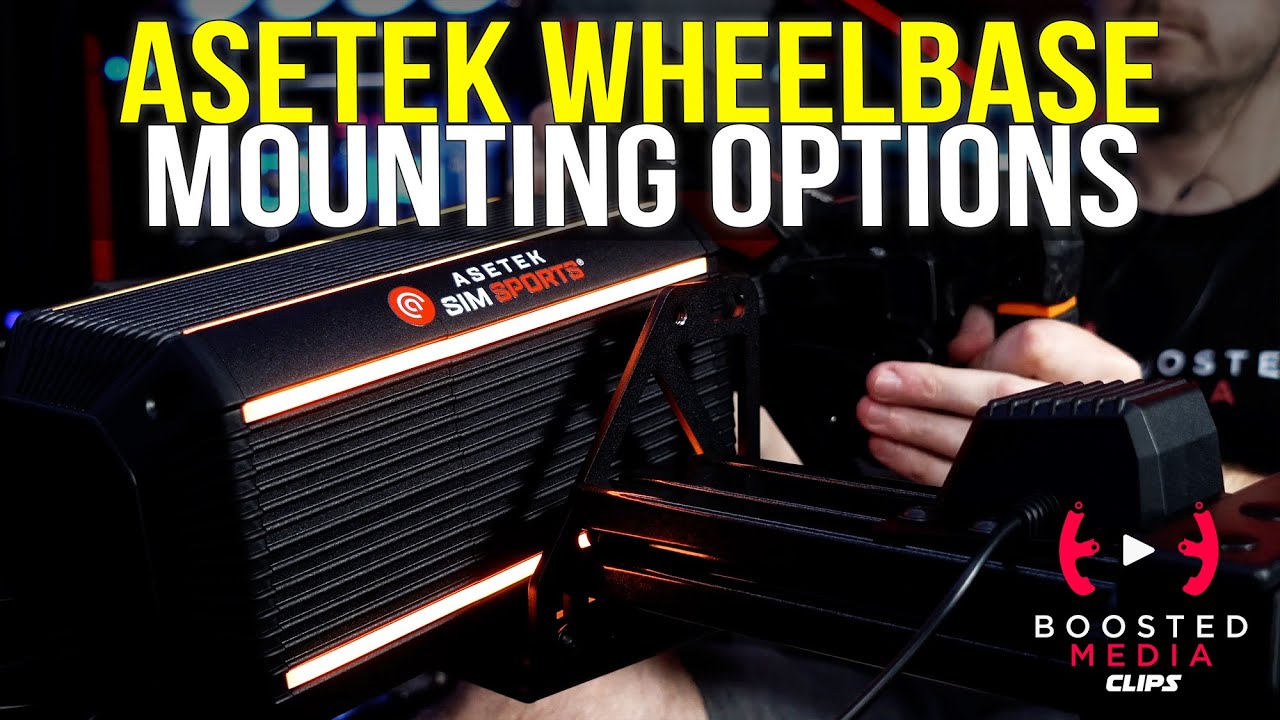 Asetek Direct Drive Wheelbase Mounting Options