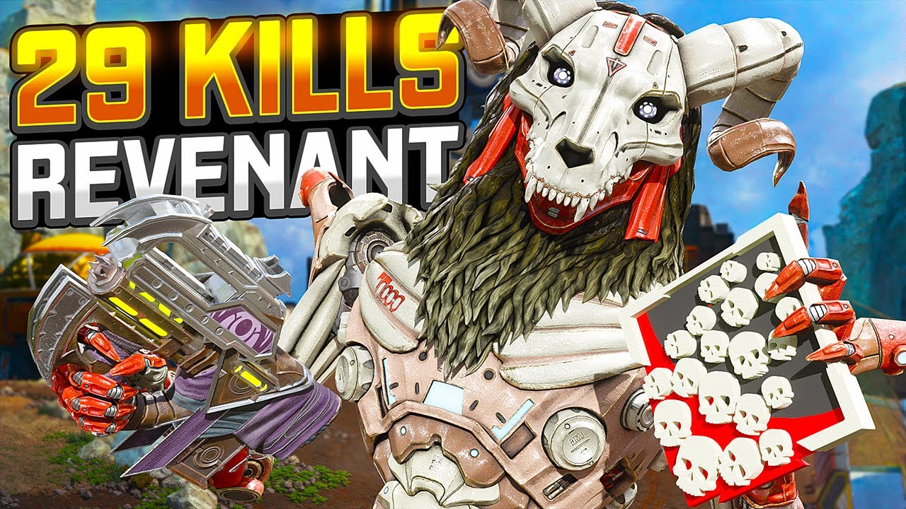 AMAZING Revenant 29 KILLS and 5,600 Damage Apex Legends