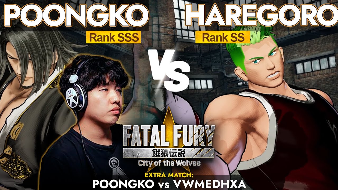 FF COTW ⭐ POONGKO (Gato) vs HAREGORO (Dong Hwan) - Fatal Fury City of the Wolves 饿狼传说 COTW Rank